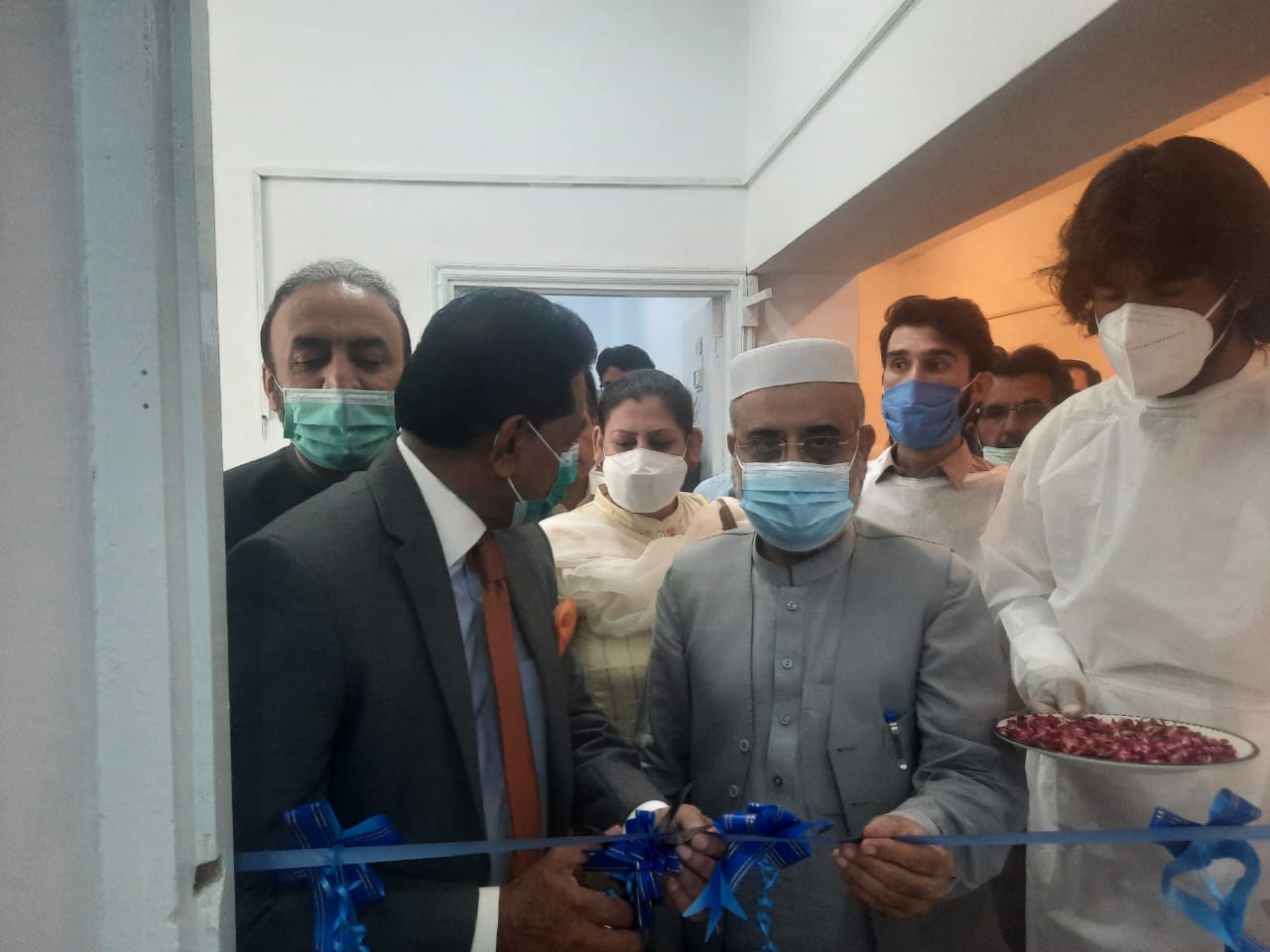 Inauguration of Tele-Medicine Clinic at THQ Hospital Khanozai
